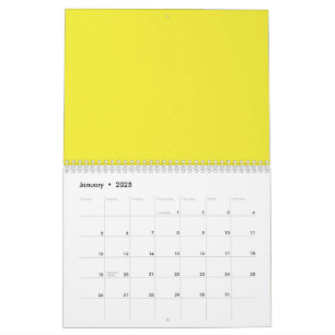 Förbättra designen med Gultens bakgrund Kalender