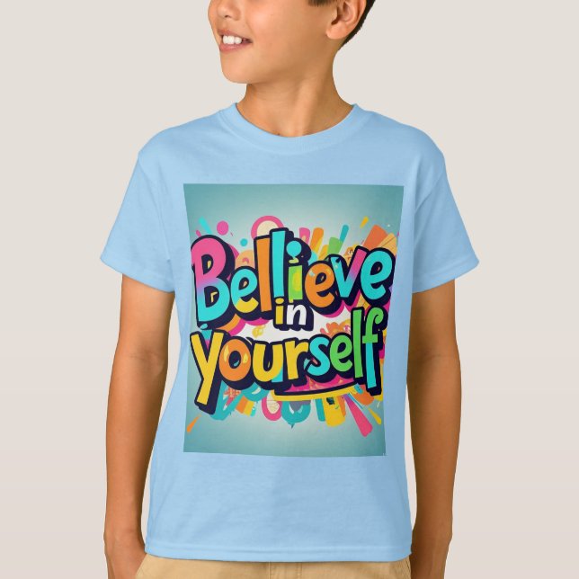 Förbättra ditt förtroende t shirt (Framsida)