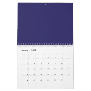 Förbättra ditt hemdekret med en blå Snyggt Kalender