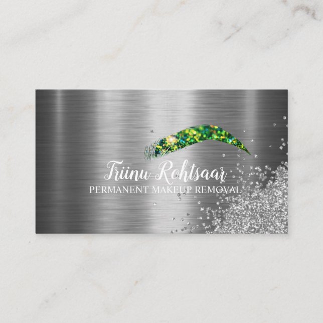 Förbättra utseendet med Permanent Makeup Visitkort (Framsida)