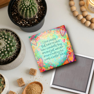 Förbättra världsvännernas inspiration Söt Magnet