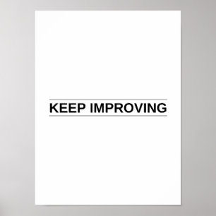 Förbättrad behålla - Motiv Poster