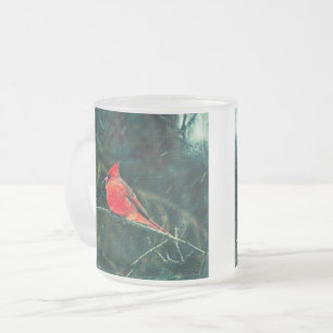 Förbättrad vinterkardinal i Snowstorm Frosted Mugg