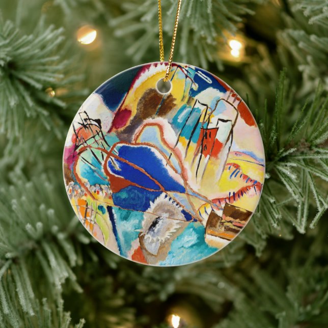 Förbehåll 30 (Kannoner) från Wassily Kandinsky Julgransprydnad Keramik (Träd)
