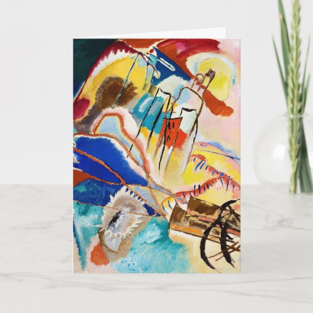 Förbehåll 30 (Kannoner) från Wassily Kandinsky Kort (Framsida)
