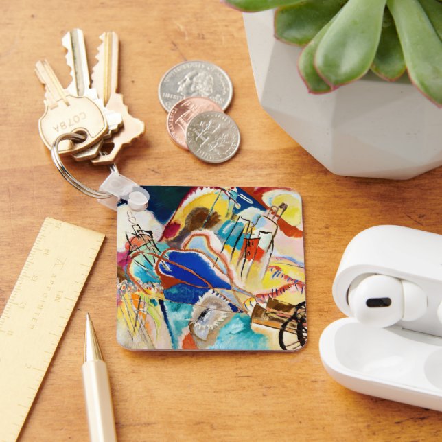 Förbehåll 30 (Kannoner) från Wassily Kandinsky Nyckelring (Skrivbord)