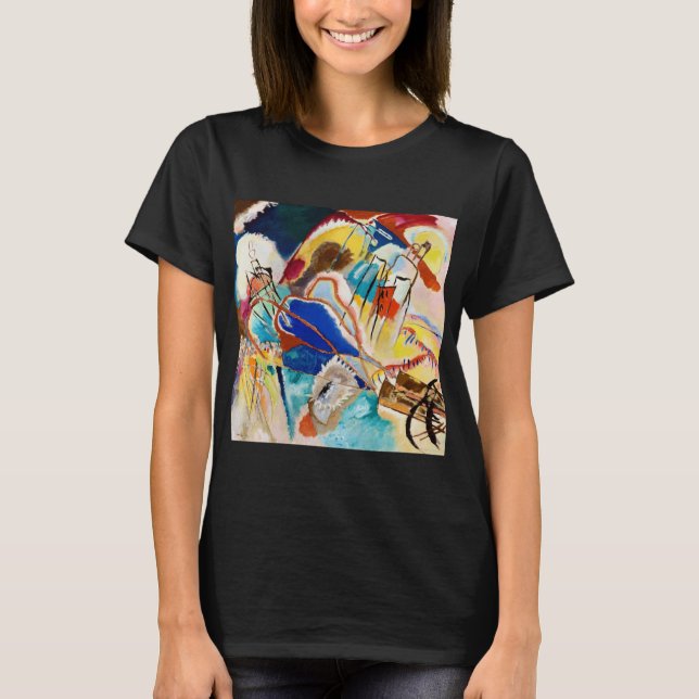 Förbehåll 30 (Kannoner) från Wassily Kandinsky T Shirt (Framsida)