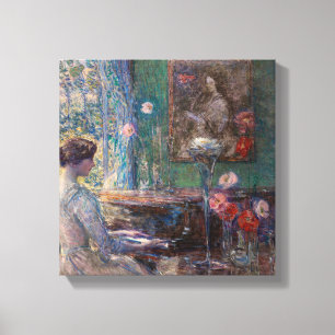 Förbehåll från Frederick Childe Hassam Canvastryck
