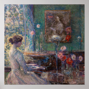 Förbehåll från Frederick Childe Hassam Poster