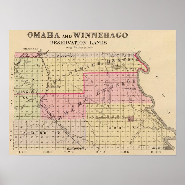 Förbehåll i Nebraska: Omaha och Whusago Poster (Framsidan)