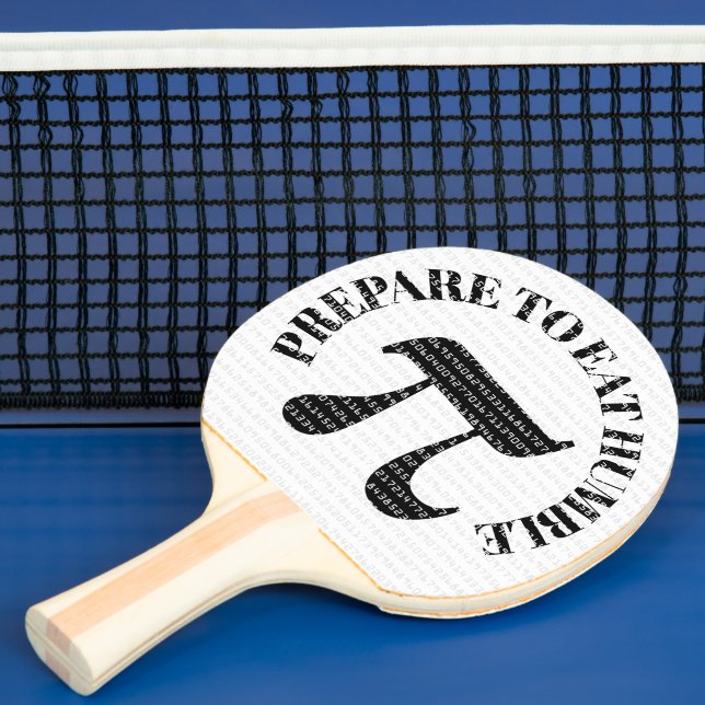 Förbered dig på att äta lite Humble Pi. Pingisracket (Insitu)