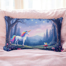 Förbered drömmarnas magi med vår Fairy Tale C Lumbarkudde