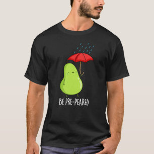 Förbered ett fruktbart öra i Rain Pun Mörk BG T Shirt