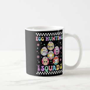 Förbered Groovy Dye Horror Egg Hunting Squ. Kaffemugg