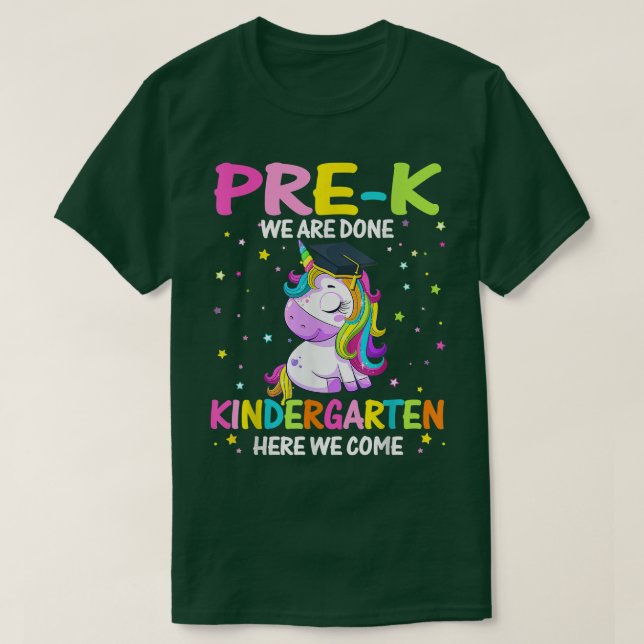 Förbered oss på Kindergarten här. Vi Kom Girls G T Shirt (Design framsida)