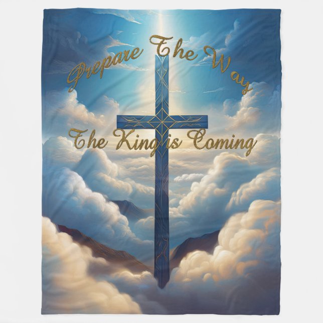 Förbered vägen fleecefilt (Framsidan)