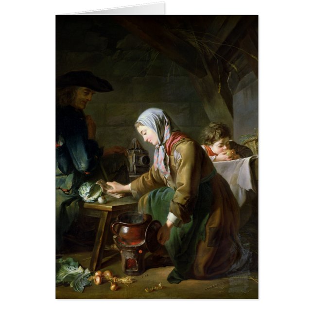 Förbereda ett mål hälsningskort (Framsidan)