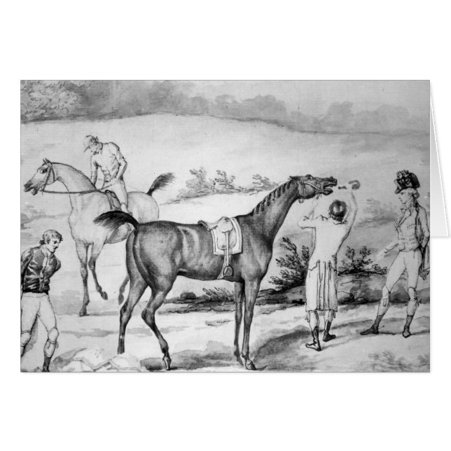 Förbereda sig för en tävling hälsningskort (Framsidan Horizontal)