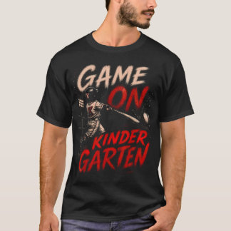 Förberedande baseball för förskoleklass Tillbaka t Shirt
