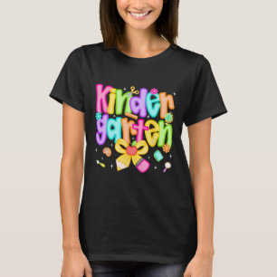 Förberedande förskola tillbaka till skolan lärare t shirt