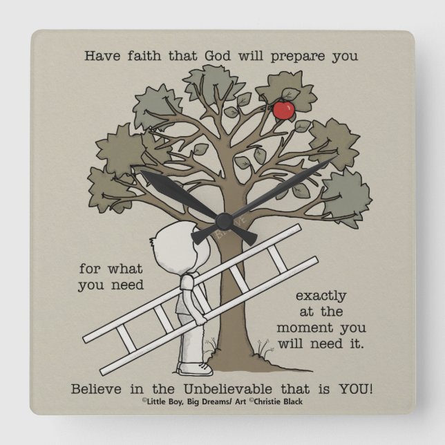 förberedas fyrkantig klocka (Framsida)