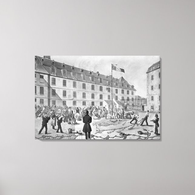 Förberedelse av fällande domar canvastryck (Framsida)