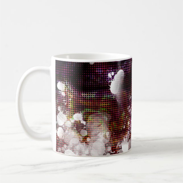 Förberedelse av mörk kaffemugg (Vänster)