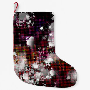 Förberedelse av mörk liten julstrumpa