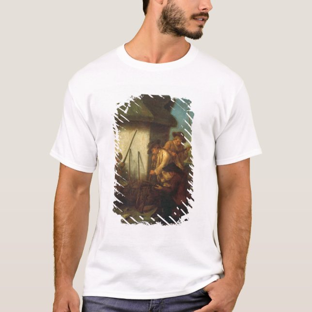 Förberedelse av vapnen (olja på canvas) tröja (Framsida)
