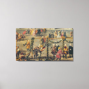 Förberedelse för Fireworks-Visningen Canvastryck