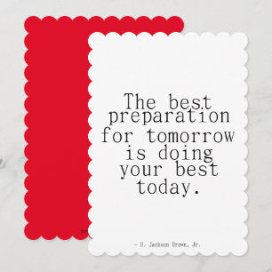 Förberedelse för lyckat Motivational Greeting Card Kort