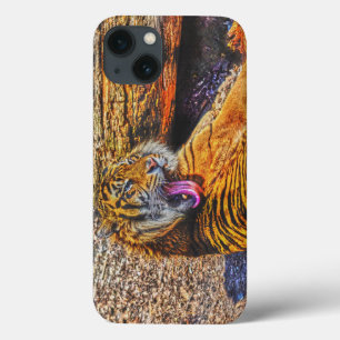 Förberedelse Sumatran Tiger Big Cat Wildlife Art