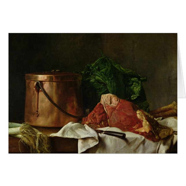 Förberedelser för en Stew Hälsningskort (Framsidan Horizontal)