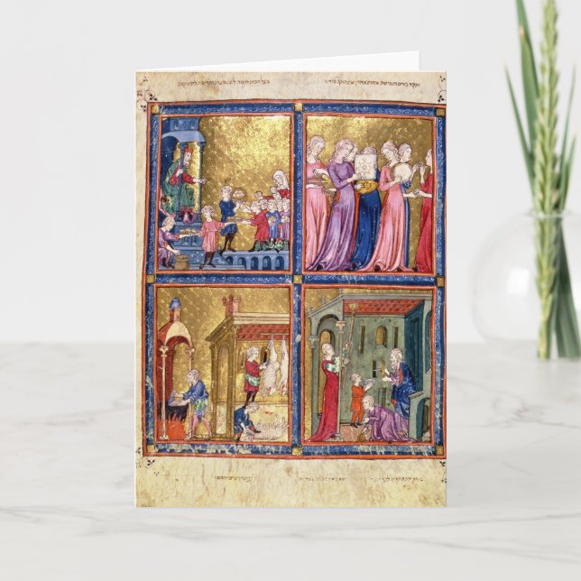 Förberedelser för påskhögtiden kort (Framsida)