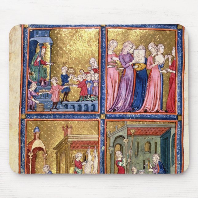 Förberedelser för påskhögtiden musmatta (Framsidan)