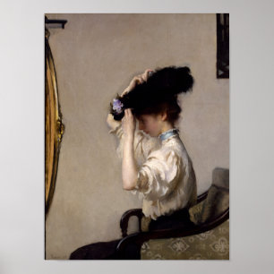 Förberedelser inför Matinee 1907 av Edmund Tarbell Poster