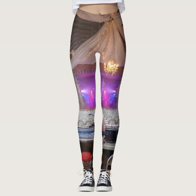 Förbereder sig för en konsert leggings (Framsida)