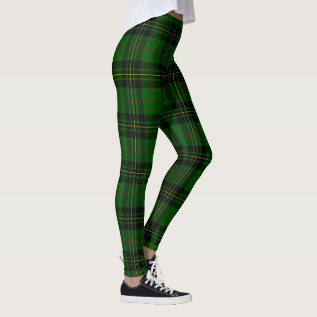 Forbes Green Tartan Leggings (Höger)