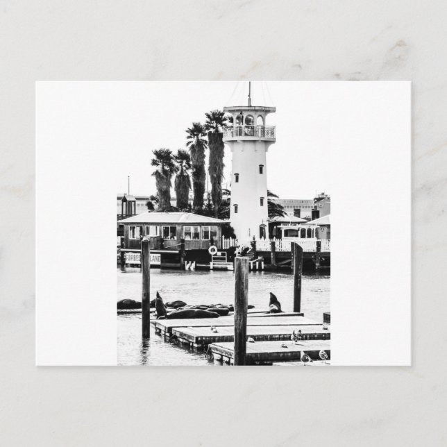 Forbes Island fyr Vykort (Framsida)