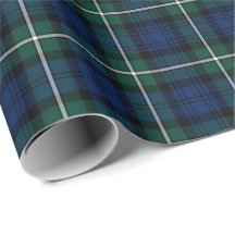Forbes Klan Tartan Grönt och Blue Scottish Play