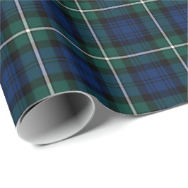 Forbes Klan Tartan Grönt och Blue Scottish Play Presentpapper