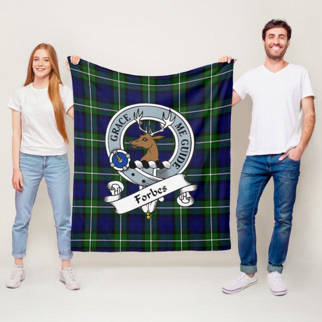 Forbes Modern Klan Badge Tartan Play Fleecefilt (På plats)