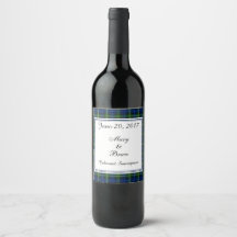 Forbes Scottish Bröllop Vin etikett
