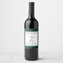 Forbes Scottish Bröllop Vin etikett