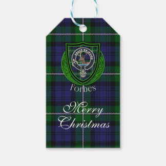 Forbes Scottish Clan Tartan & Crest Presentetikett