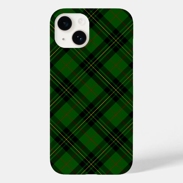 Forbes tartan grönt Black plaid (Baksida)