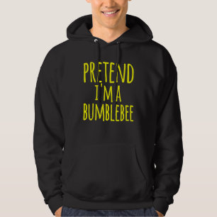 Förbibehåll Im A Bumblebee Bee Costume Halloween L Hoodie