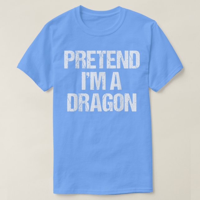 Förbibehåll Im A Dragon Costume Funny Halloween Pa T Shirt (Design framsida)
