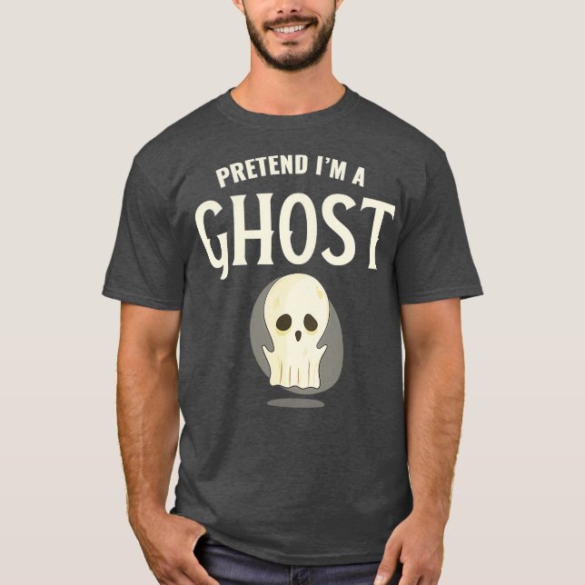 Förbibehåll Im A Ghost Funny Halloween Party Costu T Shirt (Framsida)