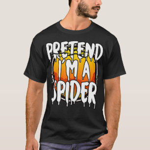 Förbibehåll Im A Spider Funny Lazy Halloween Costu T Shirt